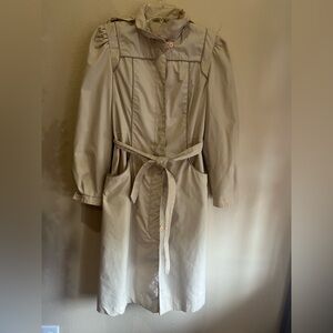 Stylish Beige Trench Coat with Belt